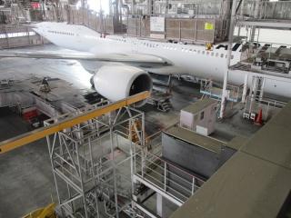 JAL機体メンテナンスセンター風景(1)